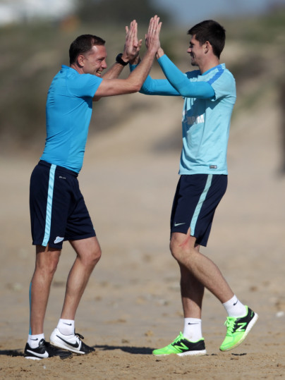 Футболисты «Зенита»-2 сыграли в лапту