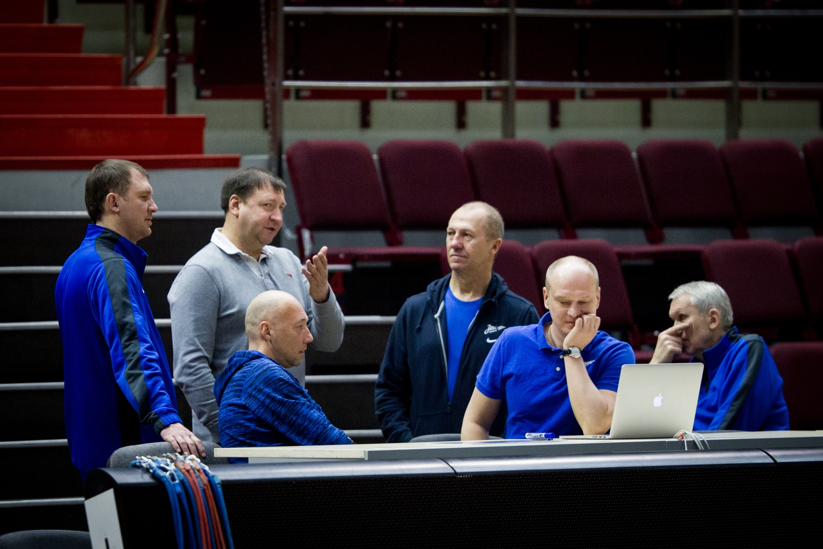 Тренировка основного состава БК «Зенит» перед матчем Единой лиги ВТБ 2015/2016 «Зенит» — «Астана»