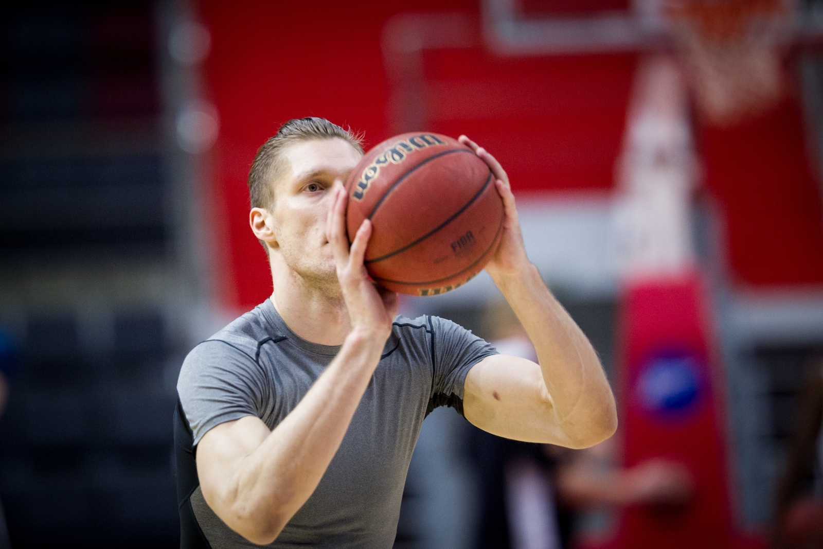 Тренировка основного состава БК «Зенит» перед матчем Единой лиги ВТБ 2015/2016 «Зенит» — «Астана»