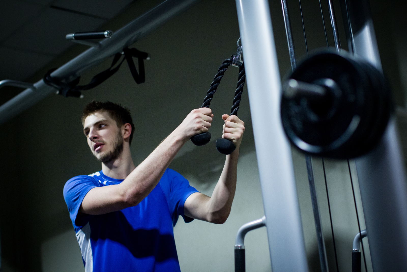 Тренировка основного состава БК «Зенит» перед матчем Единой лиги ВТБ 2015/2016 «Зенит» — «Астана»