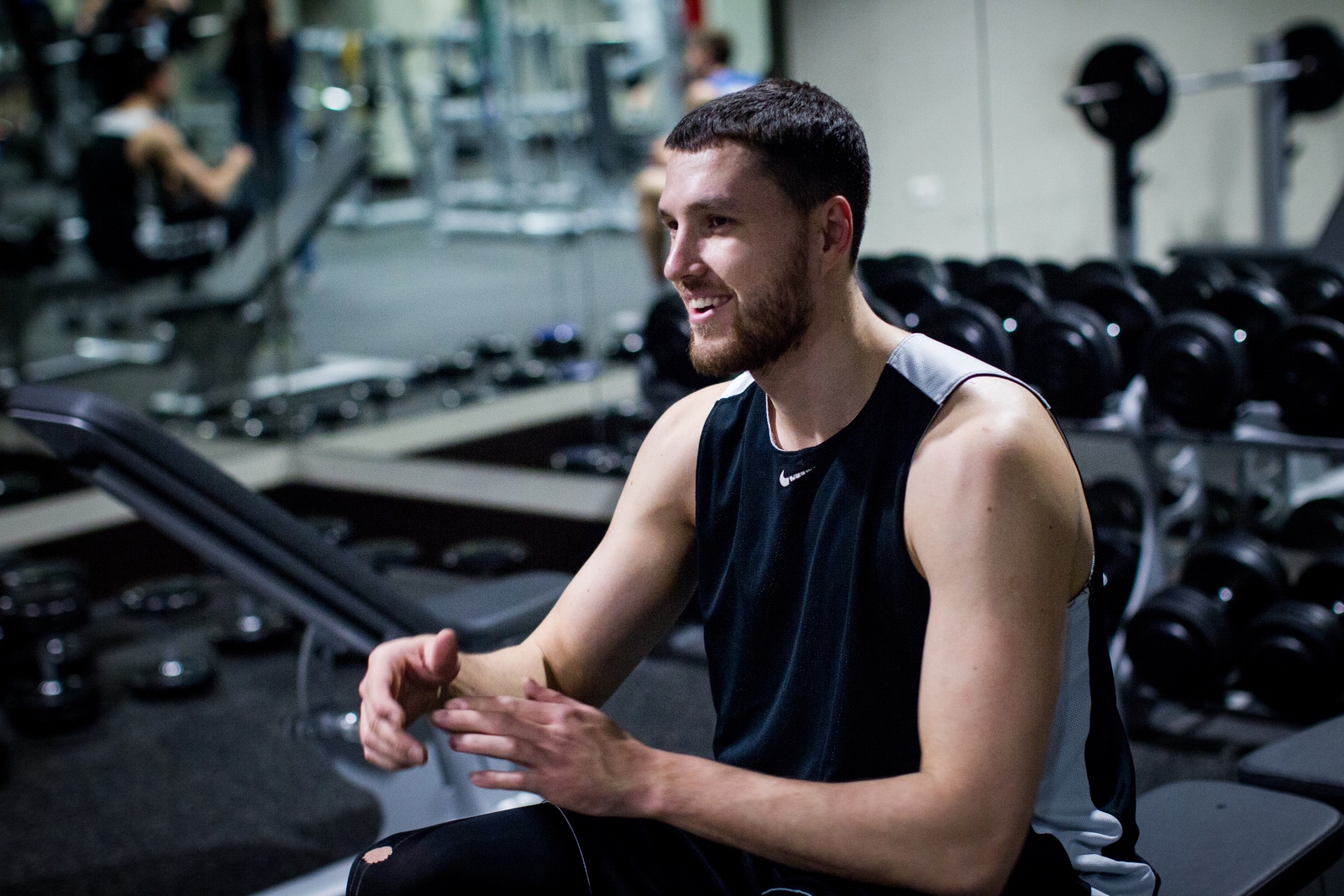 Тренировка основного состава БК «Зенит» перед матчем Единой лиги ВТБ 2015/2016 «Зенит» — «Астана»