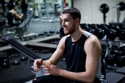 Тренировка основного состава БК «Зенит» перед матчем Единой лиги ВТБ 2015/2016 «Зенит» — «Астана»