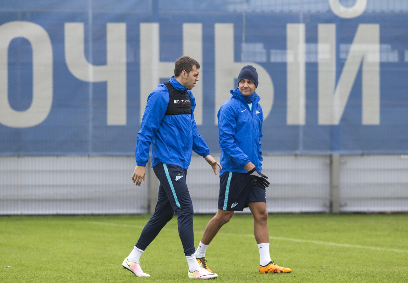 Тренировка «Зенита» перед матчем с ЦСКА