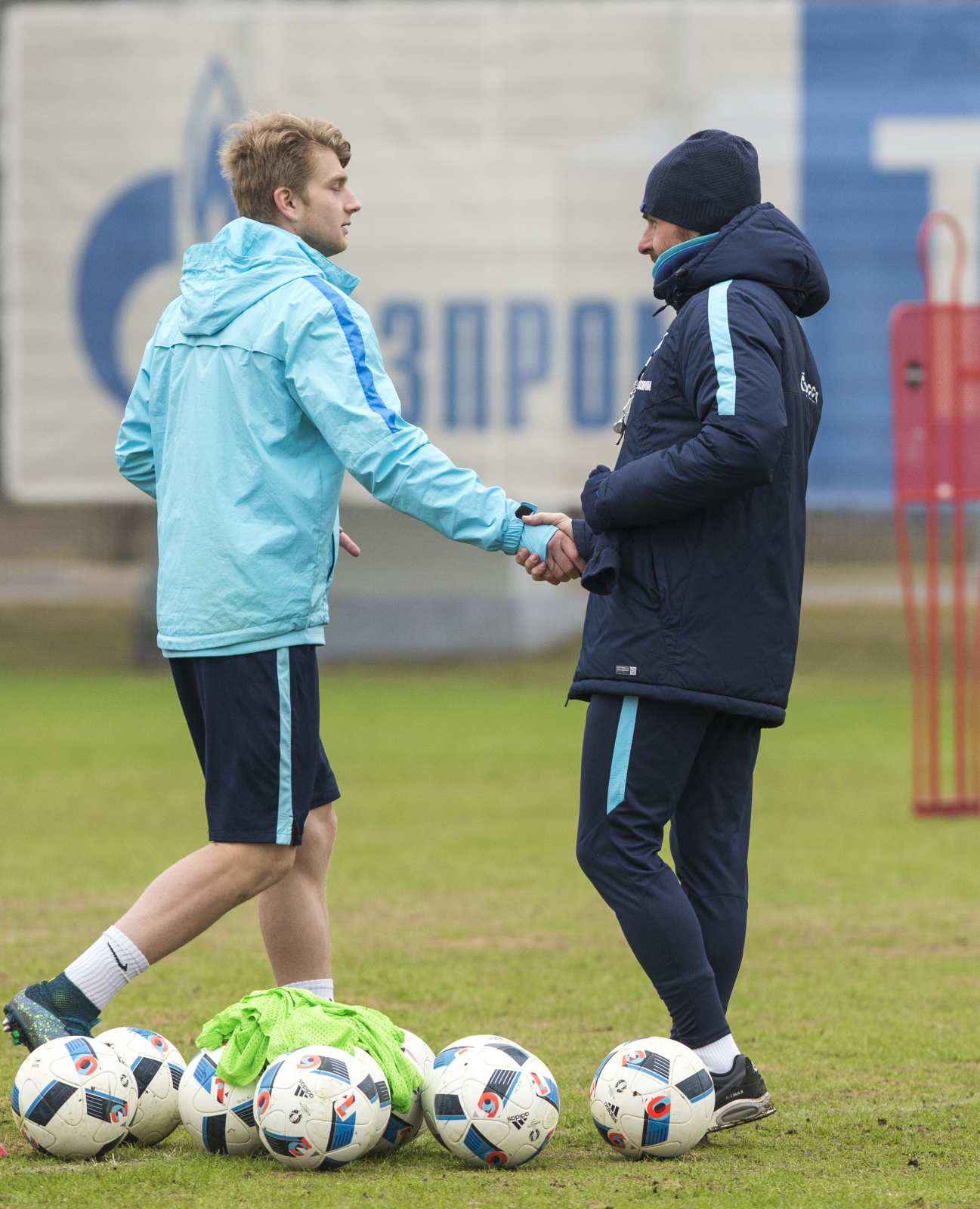 Тренировка «Зенита» перед матчем с ЦСКА