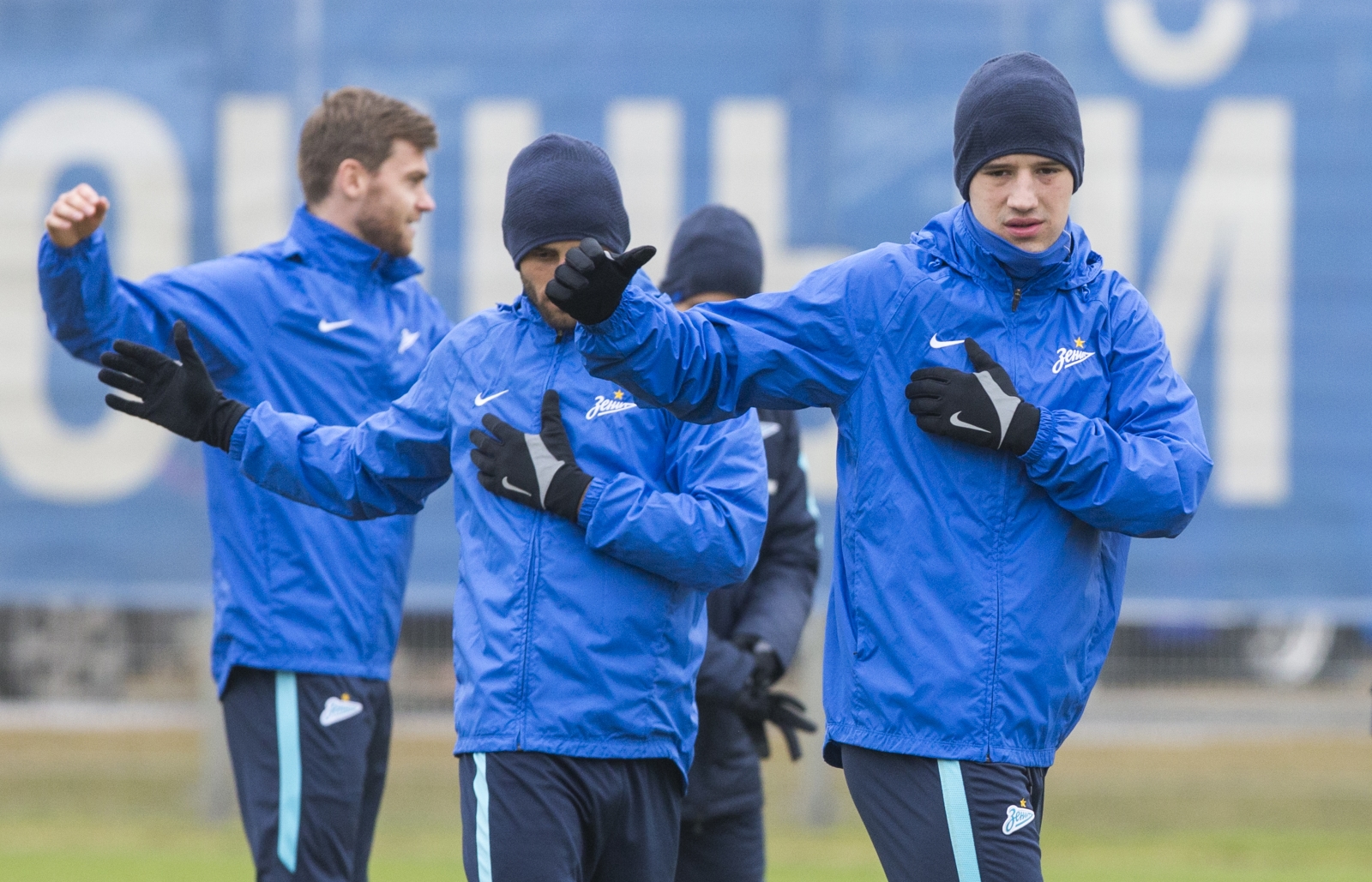 Тренировка «Зенита» перед матчем с ЦСКА