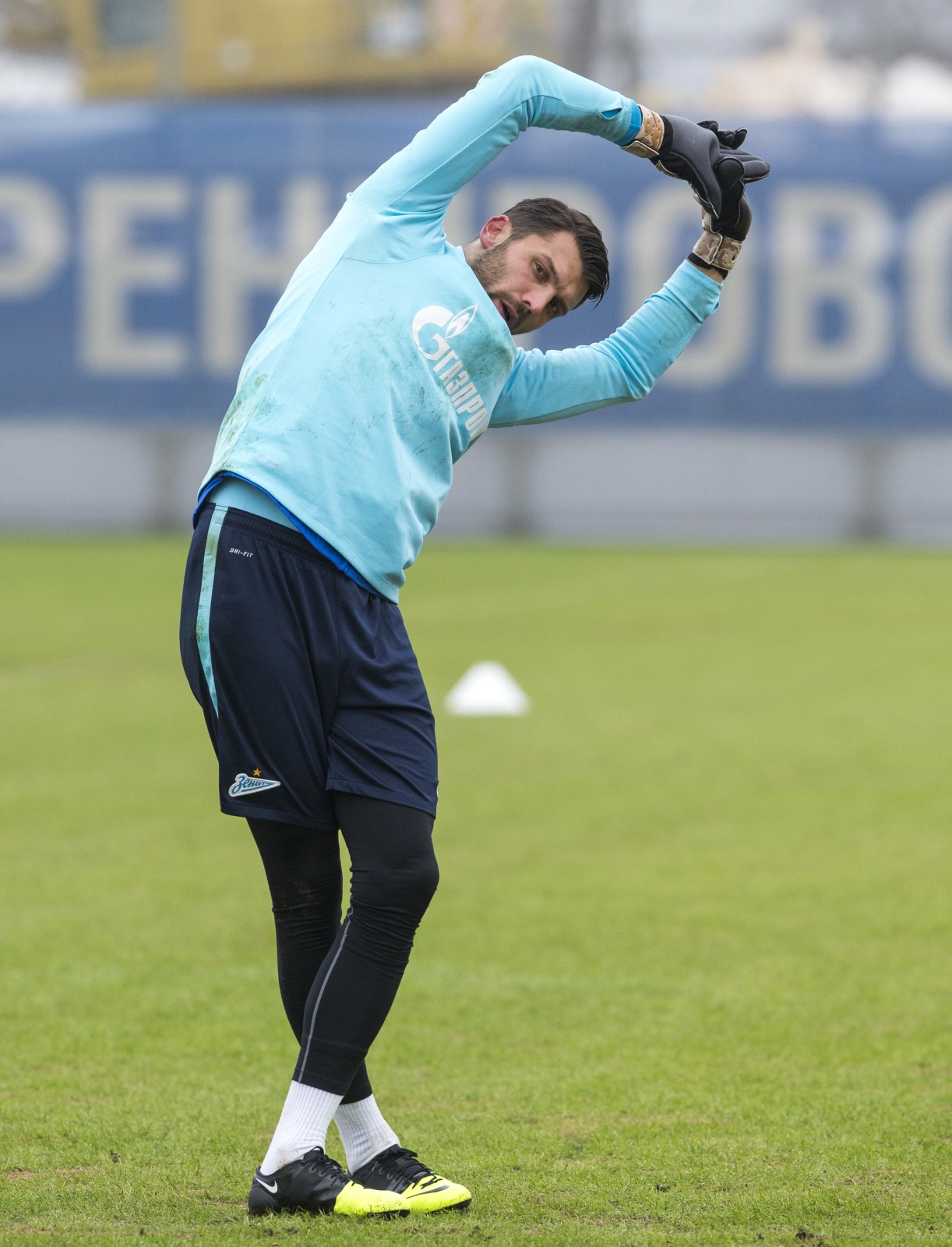 Тренировка «Зенита» перед матчем с ЦСКА