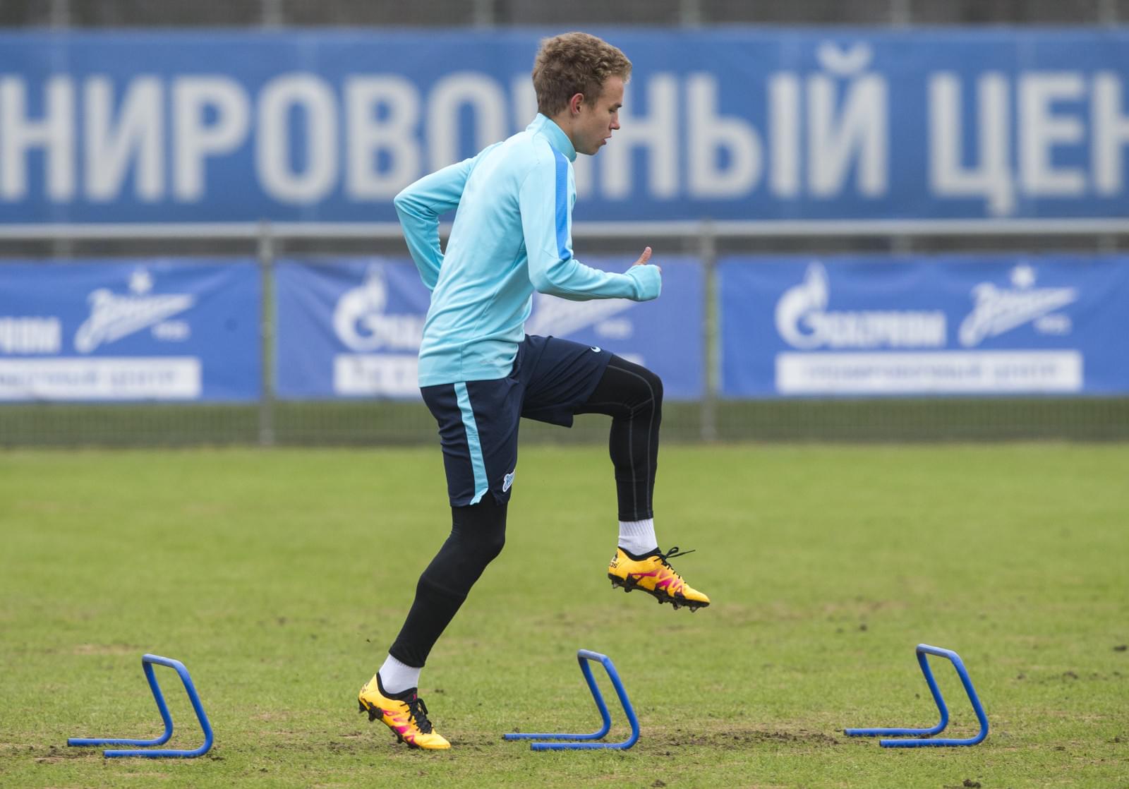 Тренировка «Зенита» перед матчем с ЦСКА