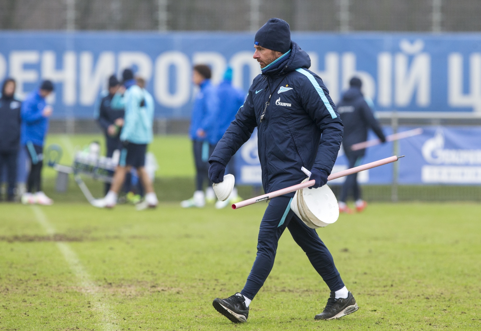 Тренировка «Зенита» перед матчем с ЦСКА