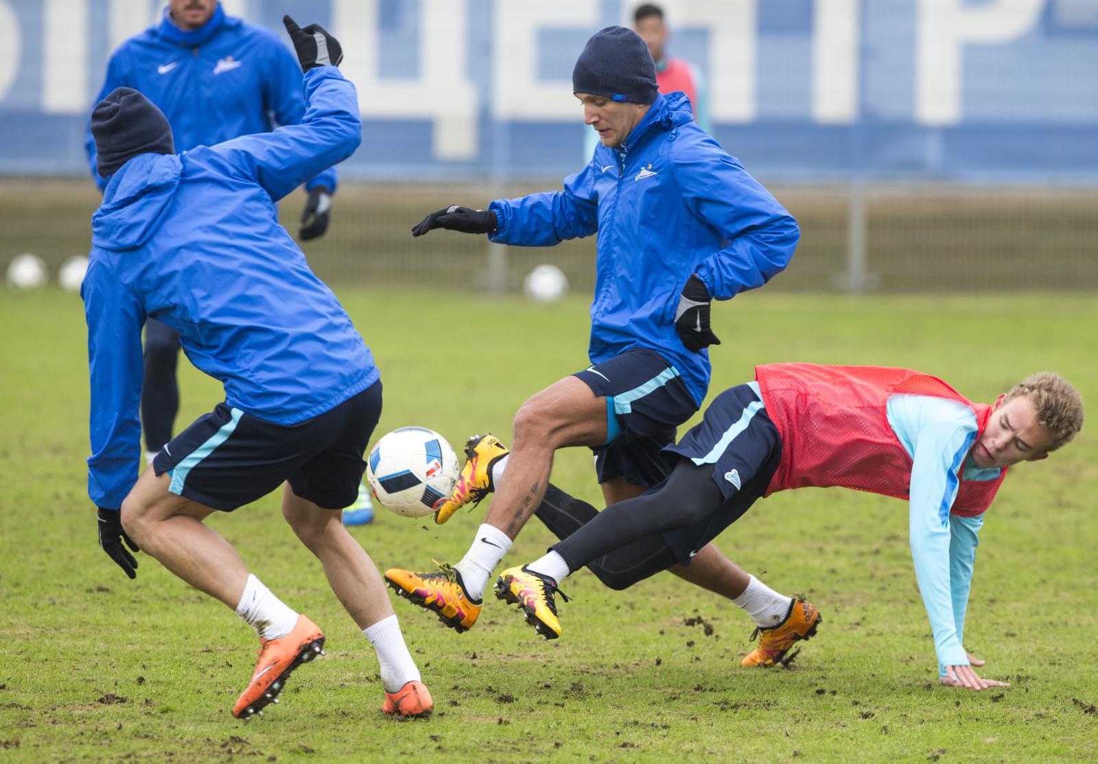 Тренировка «Зенита» перед матчем с ЦСКА