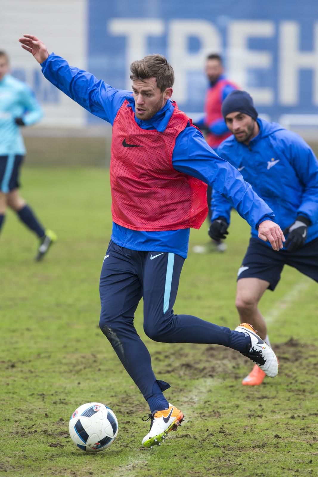 Тренировка «Зенита» перед матчем с ЦСКА