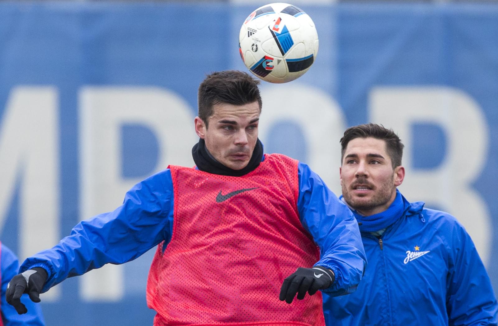 Тренировка «Зенита» перед матчем с ЦСКА