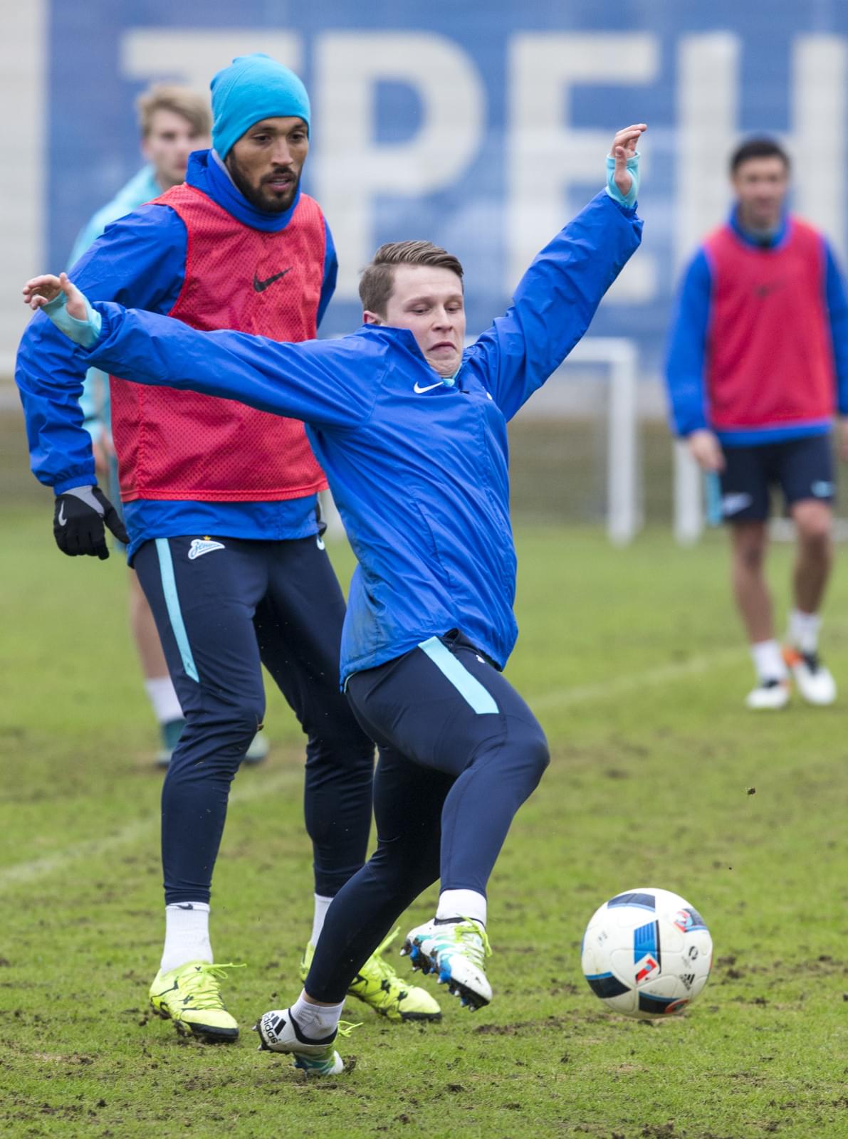 Тренировка «Зенита» перед матчем с ЦСКА