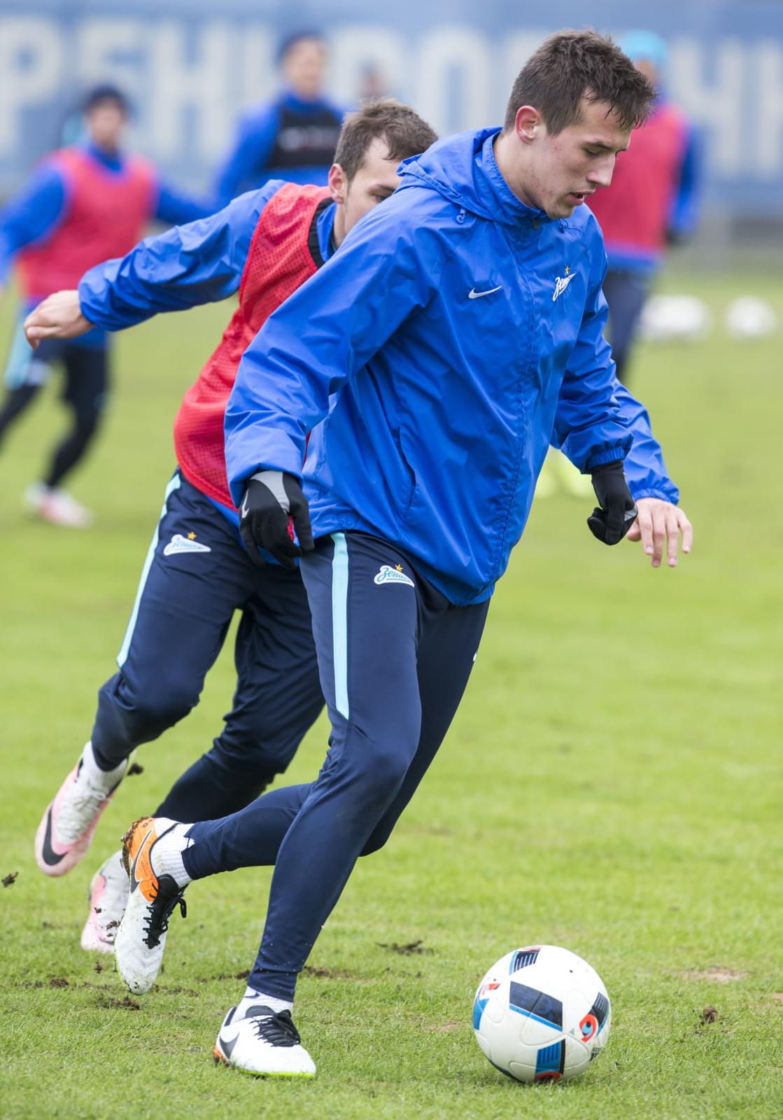 Тренировка «Зенита» перед матчем с ЦСКА