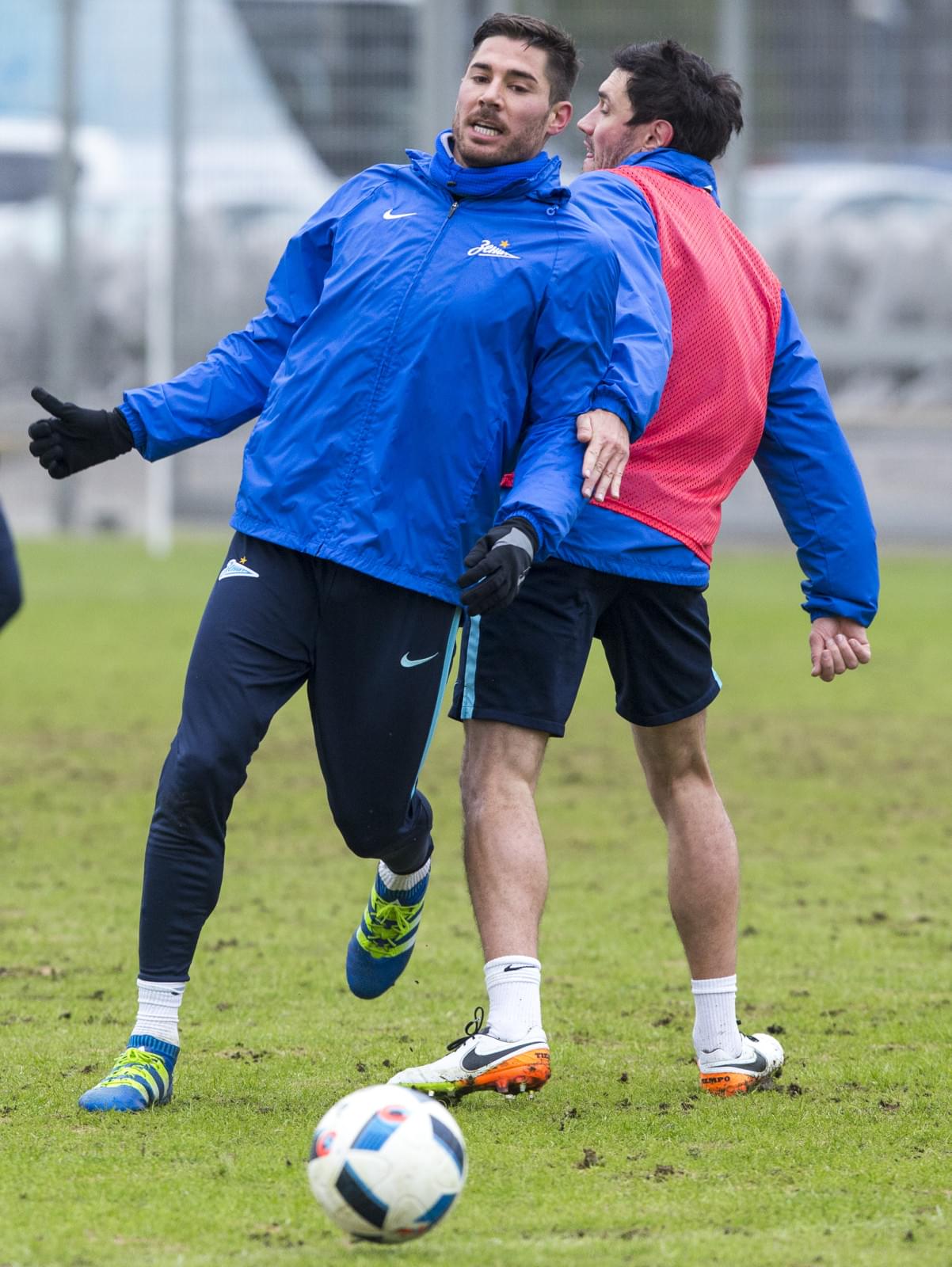 Тренировка «Зенита» перед матчем с ЦСКА