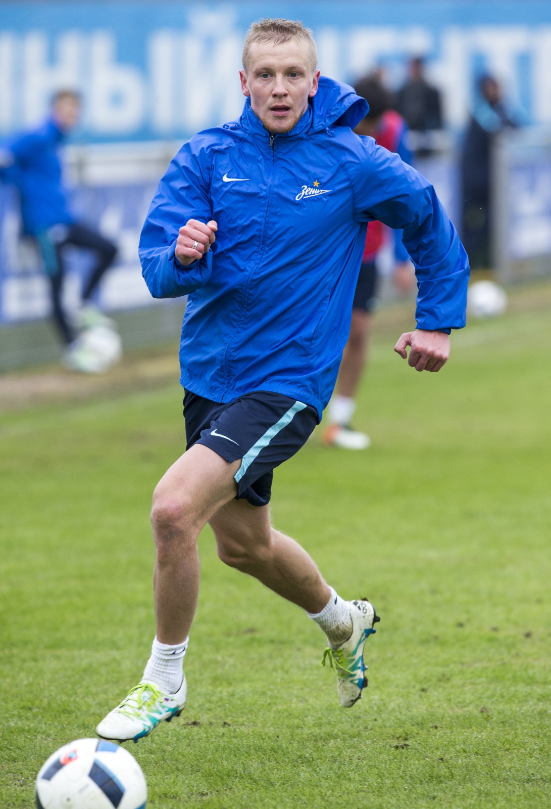 Тренировка «Зенита» перед матчем с ЦСКА