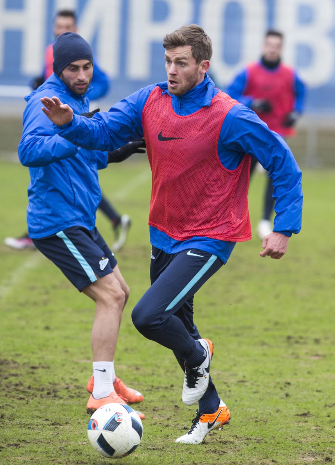 Тренировка «Зенита» перед матчем с ЦСКА