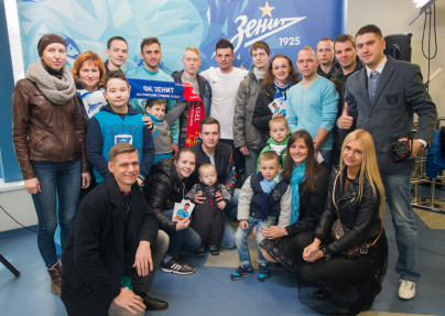 Победители «Зенит Спортпрогноз» посетили базу «Зенита»