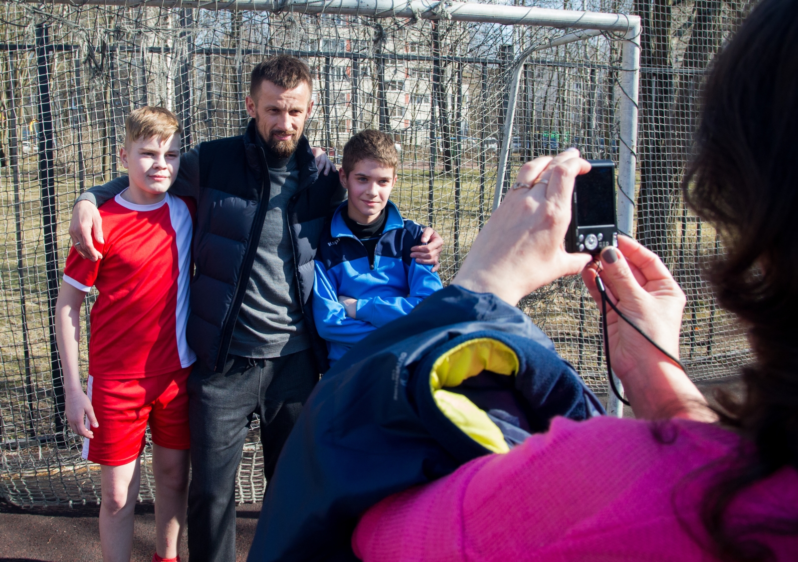 тренер «Зенита» Сергей Семак посетил Детский дом № 3