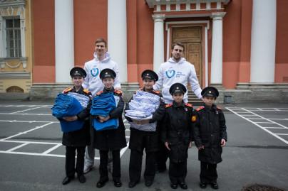 Клуб добрых дел: баскетболисты «Зенита» встретились с кадетами Суворовского училища