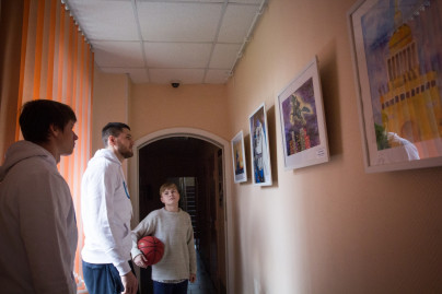 Клуб добрых дел, баскетболисты «Зенита» побывали в гостях у воспитанников детского дома № 3