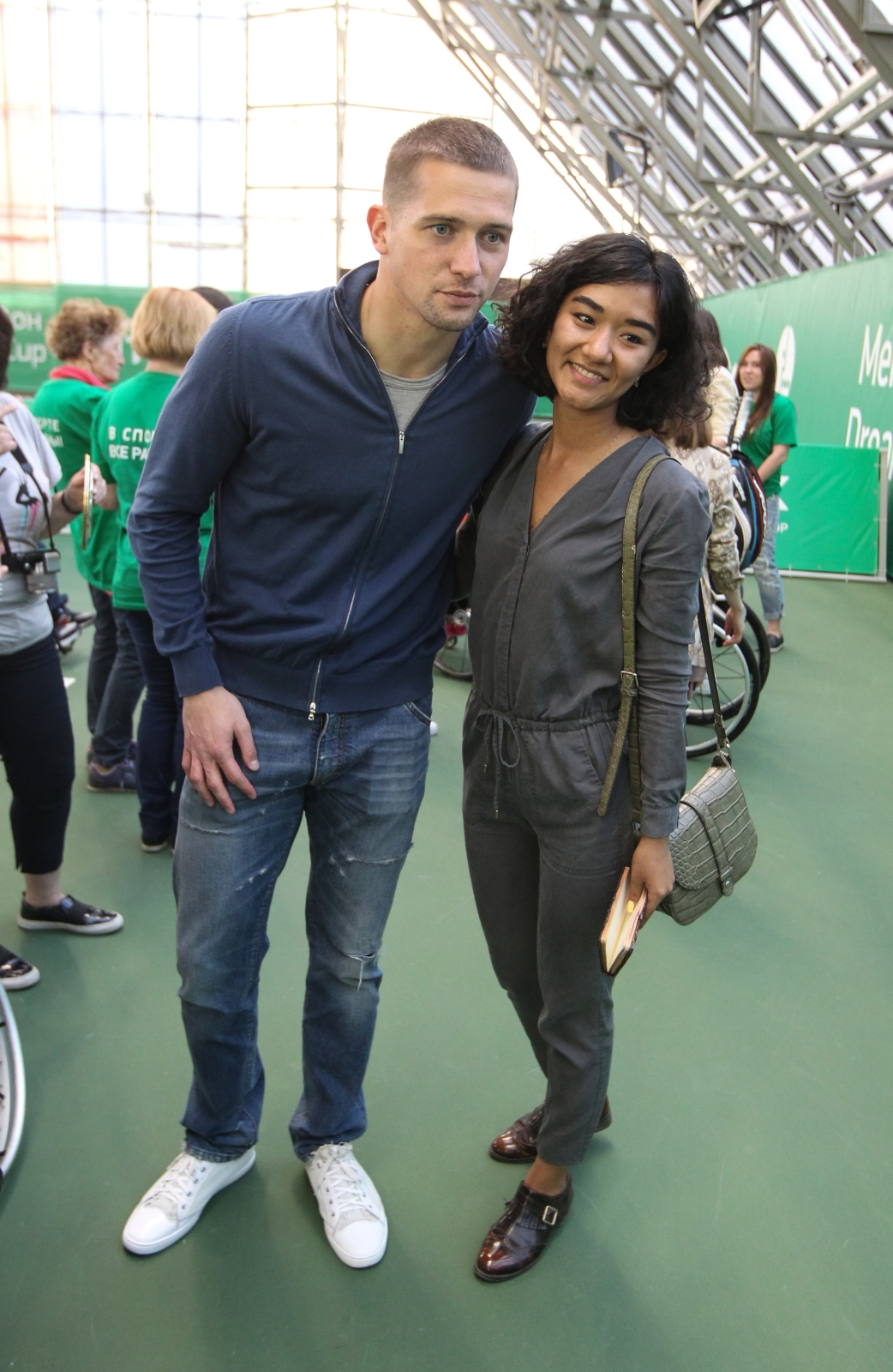 Михаил Кержаков на финальных соревнованиях среди теннисистов-паралимпийцев