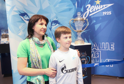 Презентация Кубка России в «Зенит-Арене» посетили сотни болельщиков