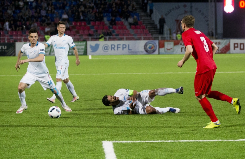 РОСГОССТРАХ Чемпионат России 2015/16, 28-й тур, «Мордовия» — «Зенит»