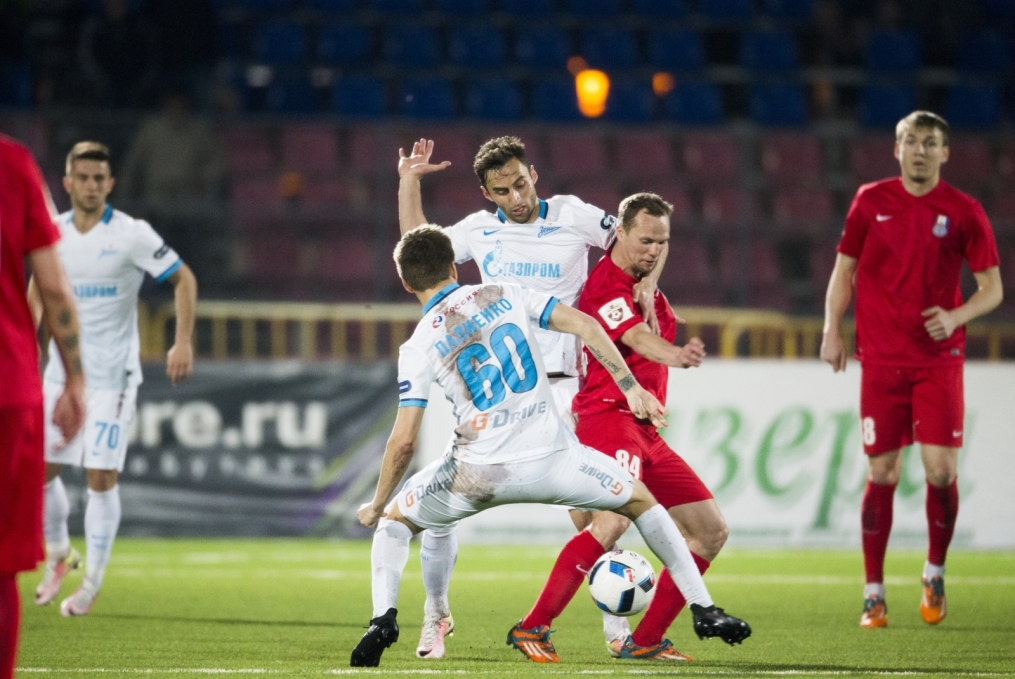 РОСГОССТРАХ Чемпионат России 2015/16, 28-й тур, «Мордовия» — «Зенит»