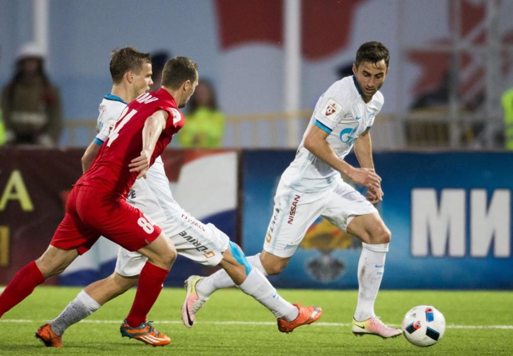 РОСГОССТРАХ Чемпионат России 2015/16, 28-й тур, «Мордовия» — «Зенит»