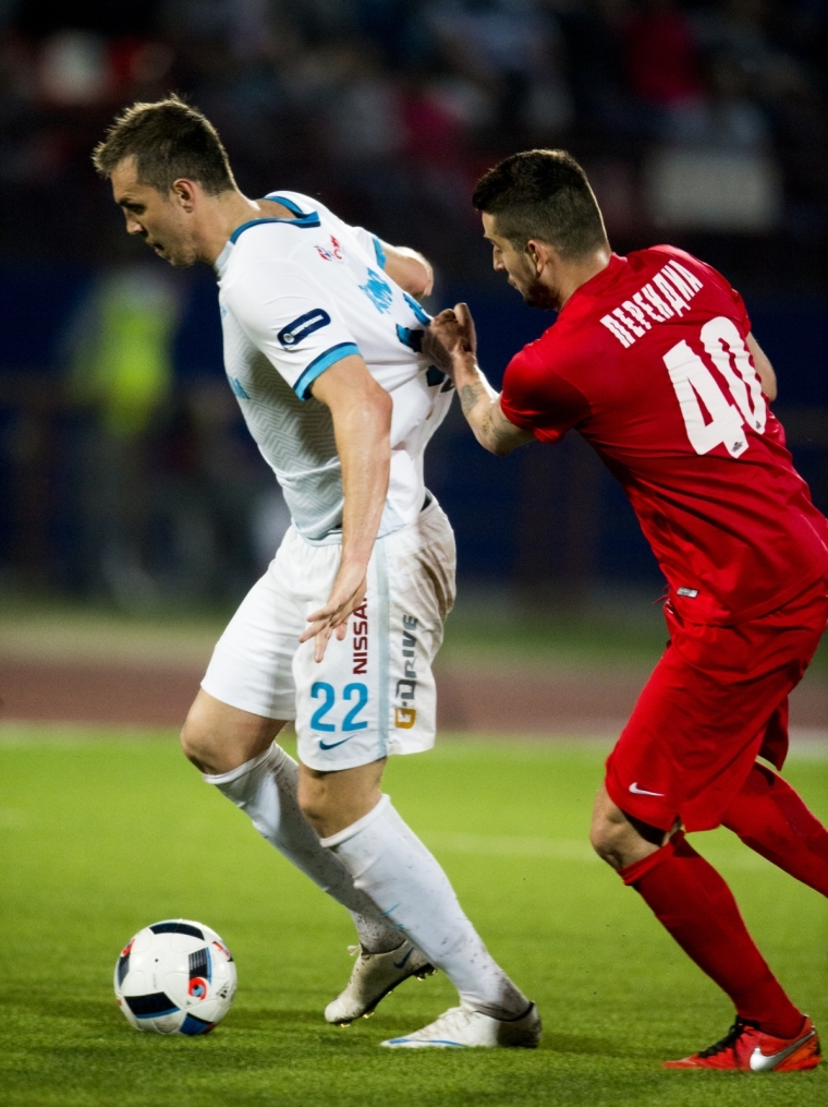 РОСГОССТРАХ Чемпионат России 2015/16, 28-й тур, «Мордовия» — «Зенит»