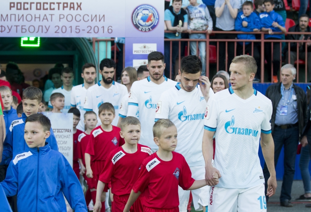 РОСГОССТРАХ Чемпионат России 2015/16, 28-й тур, «Мордовия» — «Зенит»