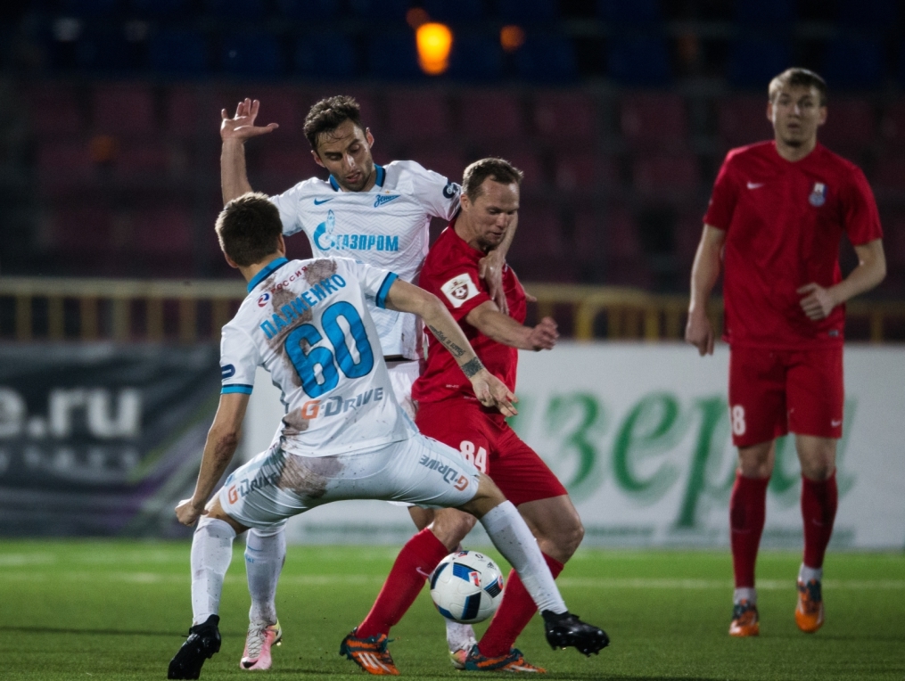 РОСГОССТРАХ Чемпионат России 2015/16, 28-й тур, «Мордовия» — «Зенит»
