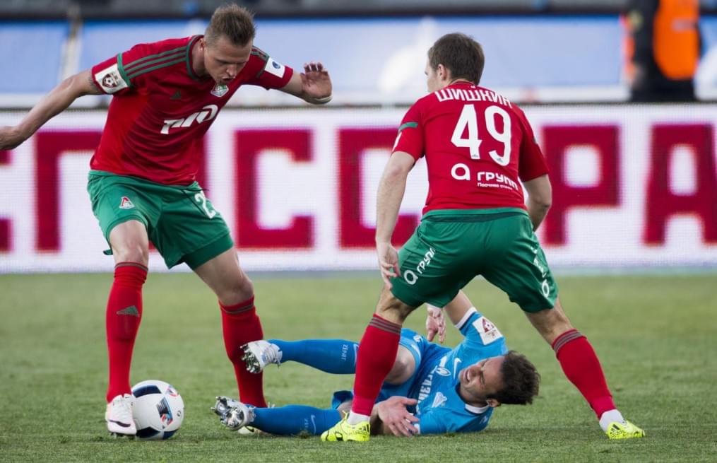 РОСГОССТРАХ Чемпионат России 2015/16, 29-й тур, «Зенит» — «Локомотив»