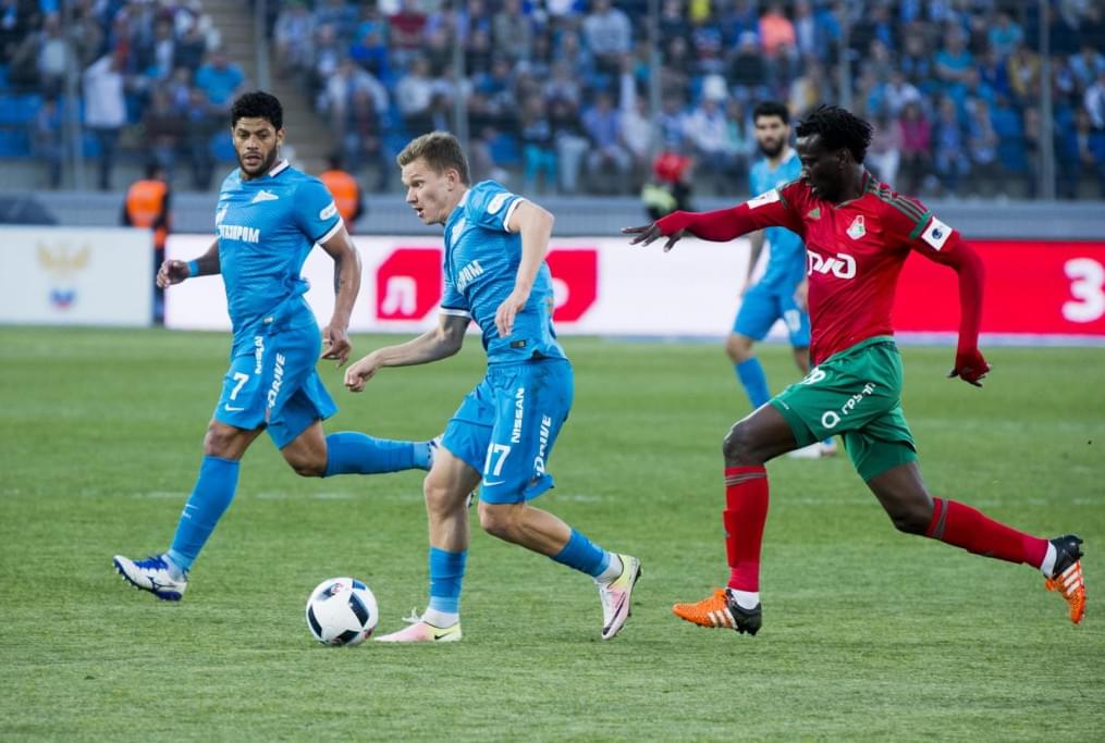 РОСГОССТРАХ Чемпионат России 2015/16, 29-й тур, «Зенит» — «Локомотив»