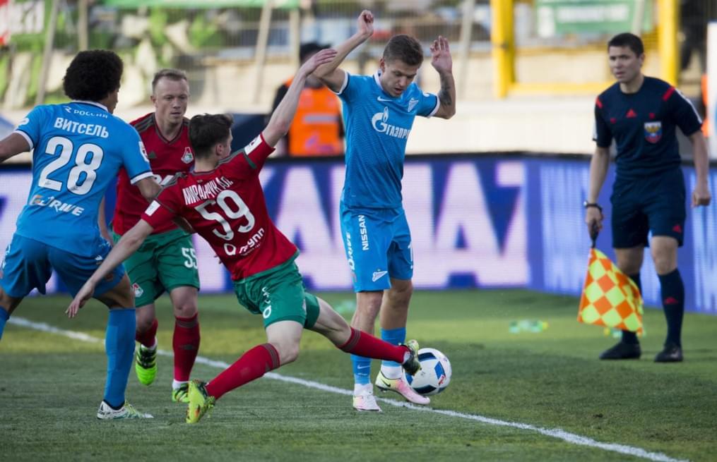 РОСГОССТРАХ Чемпионат России 2015/16, 29-й тур, «Зенит» — «Локомотив»