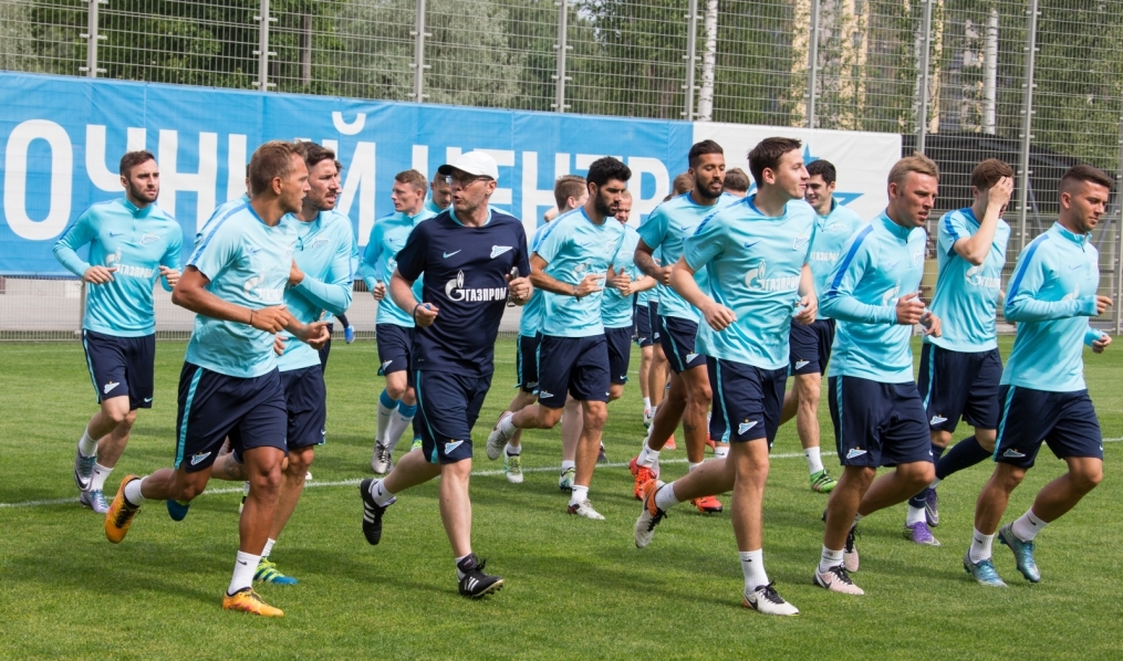 «Газпром»-тренировочные сборы: 16 июня, утренняя тренировка