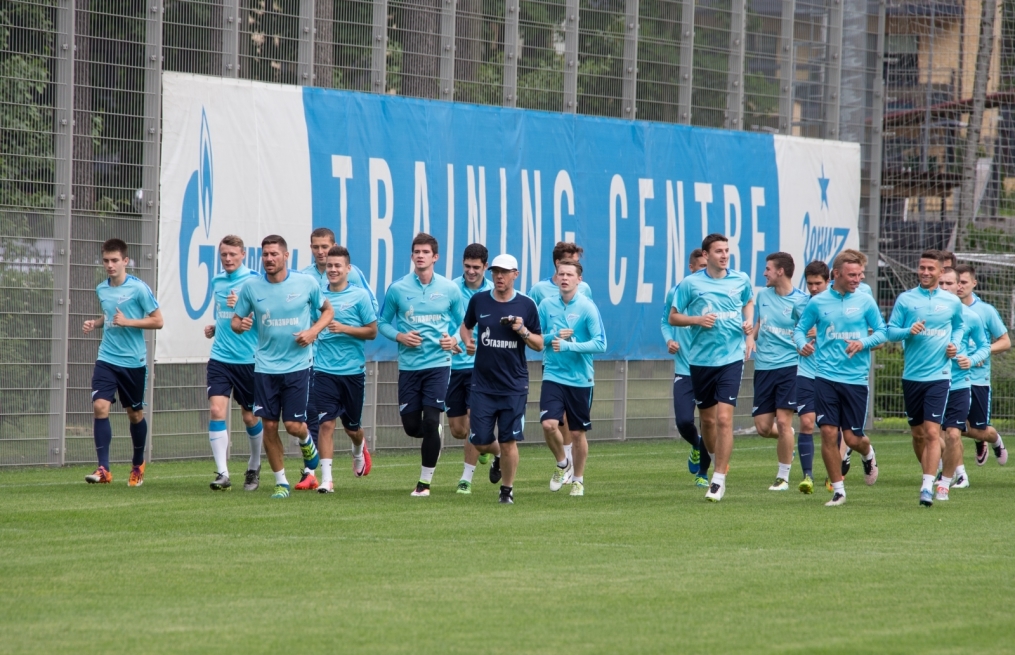 «Газпром»-тренировочные сборы: 16 июня, утренняя тренировка