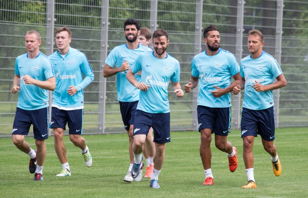 «Газпром»-тренировочные сборы: 16 июня, утренняя тренировка