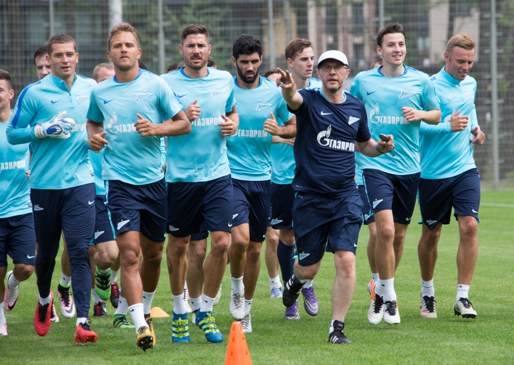 «Газпром»-тренировочные сборы: 16 июня, утренняя тренировка