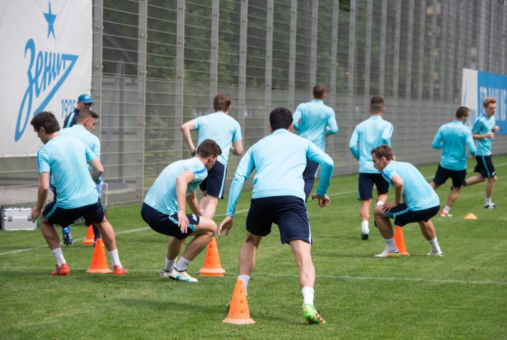 «Газпром»-тренировочные сборы: 16 июня, утренняя тренировка