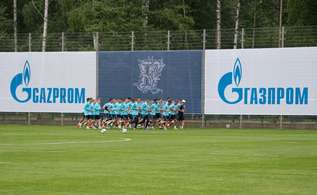 «Газпром»-тренировочные сборы: 16 июня, утренняя тренировка