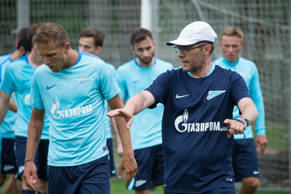 «Газпром»-тренировочные сборы: 16 июня, утренняя тренировка