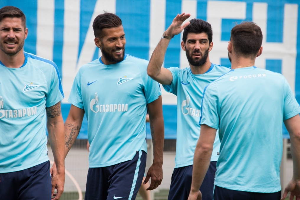 «Газпром»-тренировочные сборы: 16 июня, утренняя тренировка