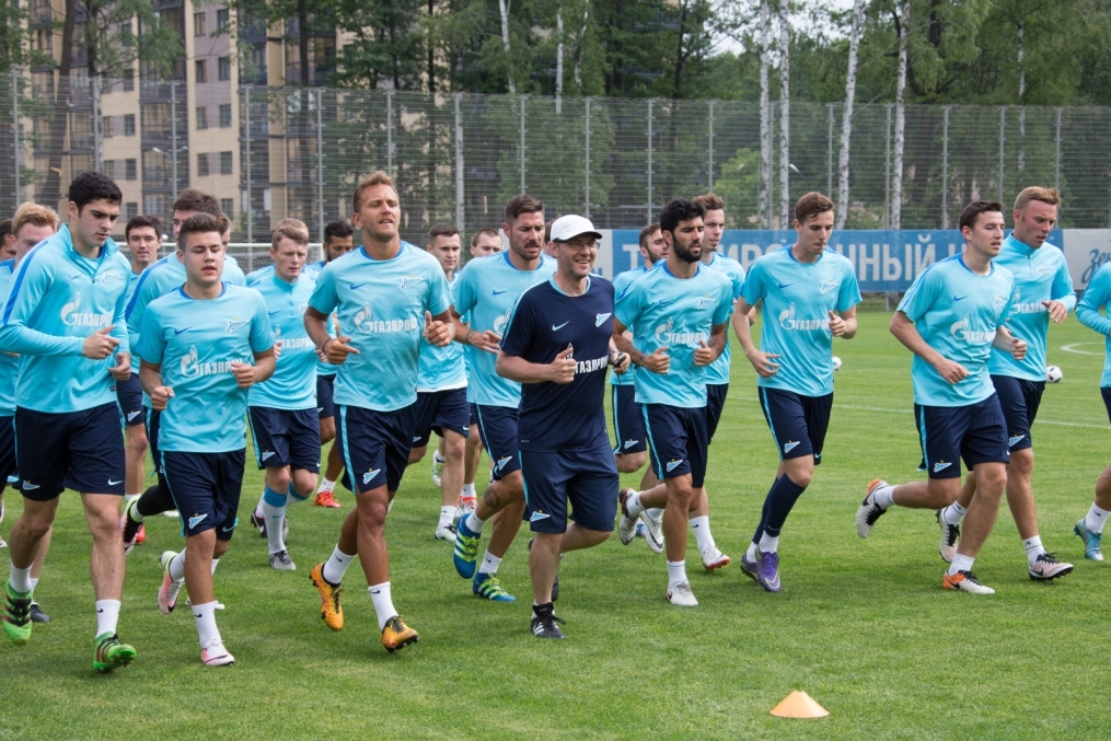 «Газпром»-тренировочные сборы: 16 июня, утренняя тренировка