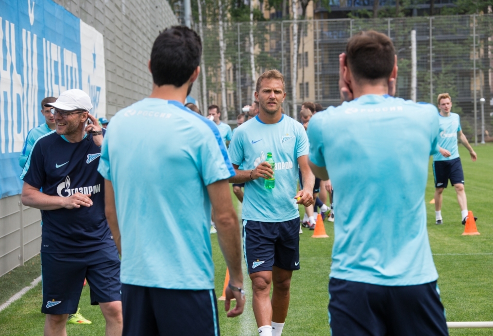 «Газпром»-тренировочные сборы: 16 июня, утренняя тренировка