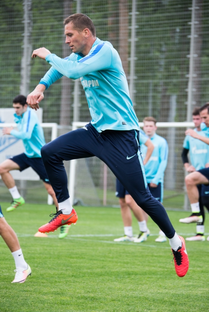 «Газпром»-тренировочные сборы: 16 июня, утренняя тренировка