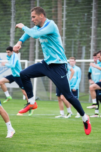 «Газпром»-тренировочные сборы: 16 июня, утренняя тренировка