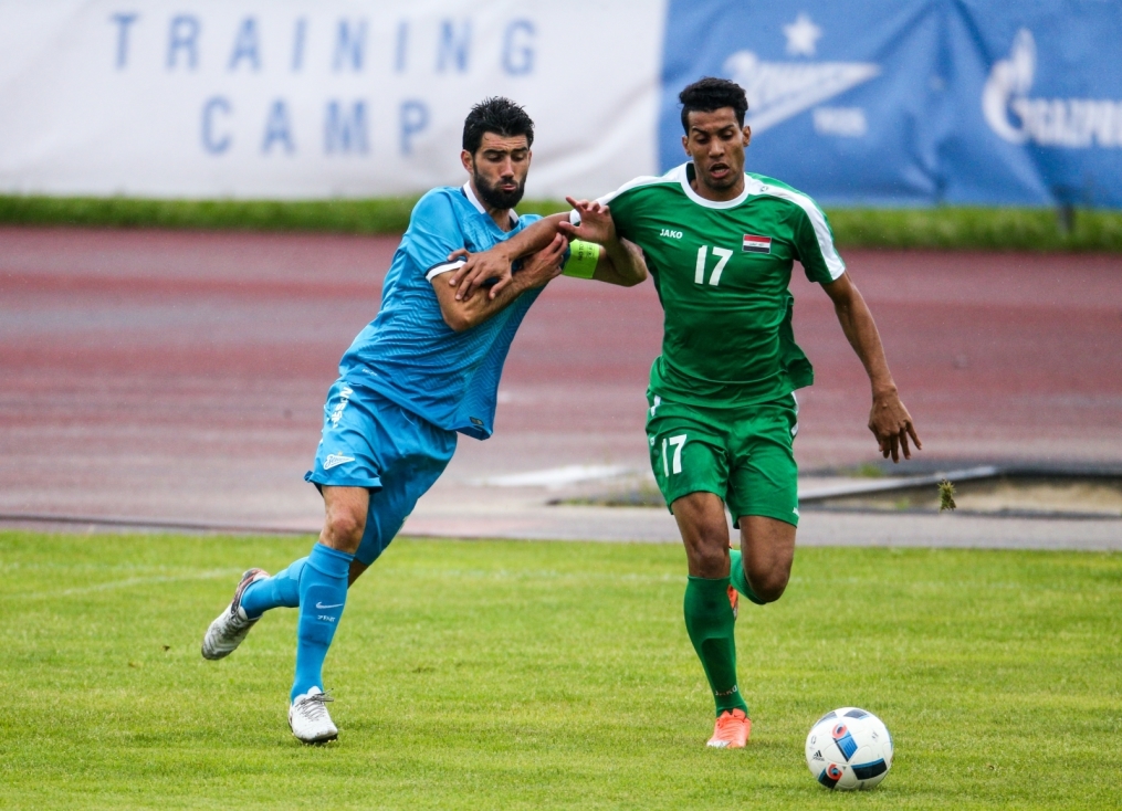 «Газпром»-тренировочные сборы в Австрии: товарищеский матч «Зенит»  —  ОС Ирака