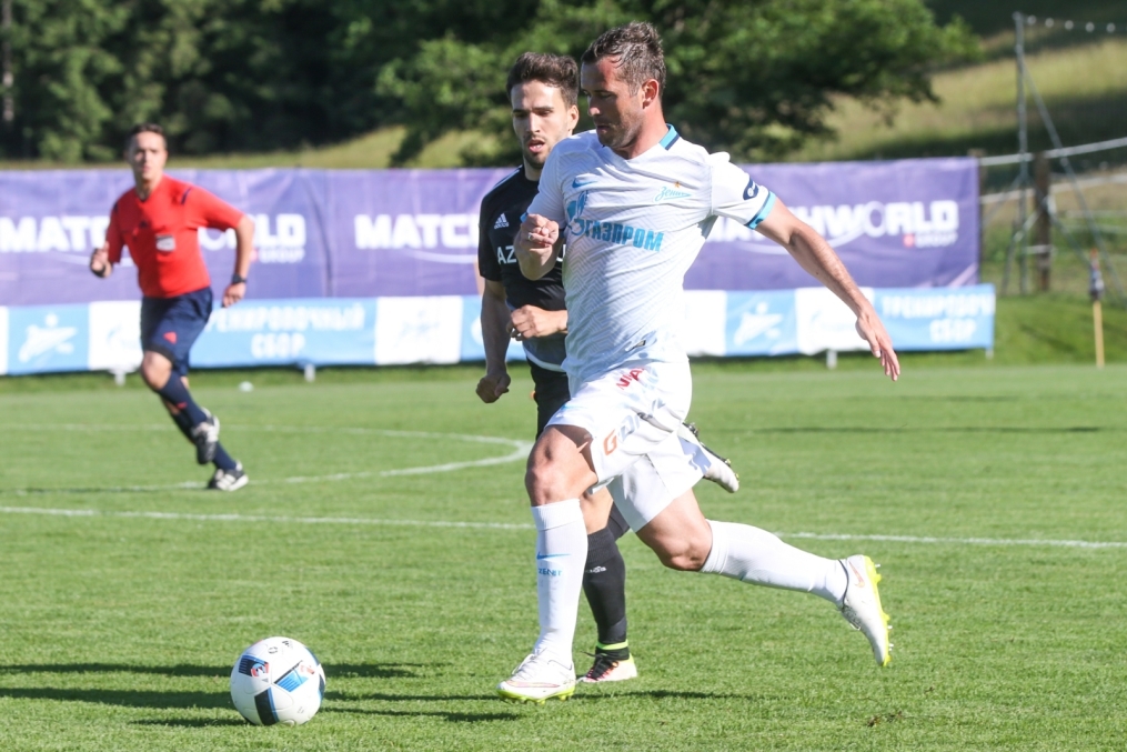 «Газпром»-тренировочные сборы в Австрии: товарищеский матч «Зенит»  —   «Карабах»