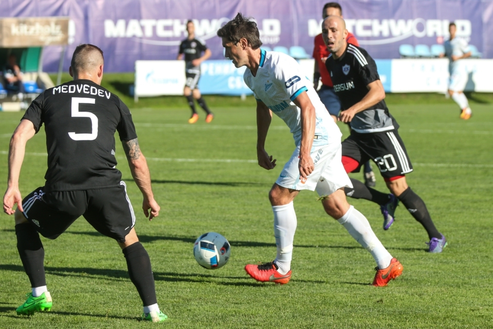 «Газпром»-тренировочные сборы в Австрии: товарищеский матч «Зенит»  —   «Карабах»